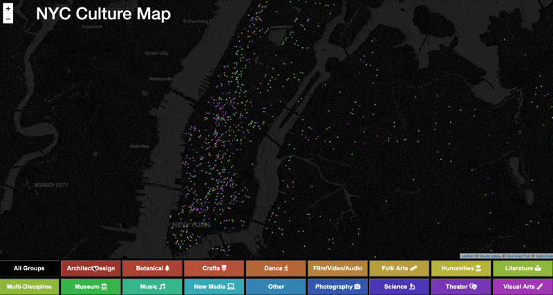 NYC Culture Map