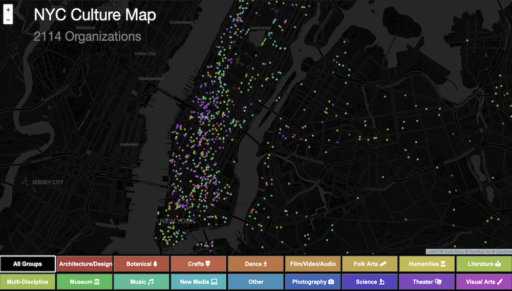NYC Culture Map