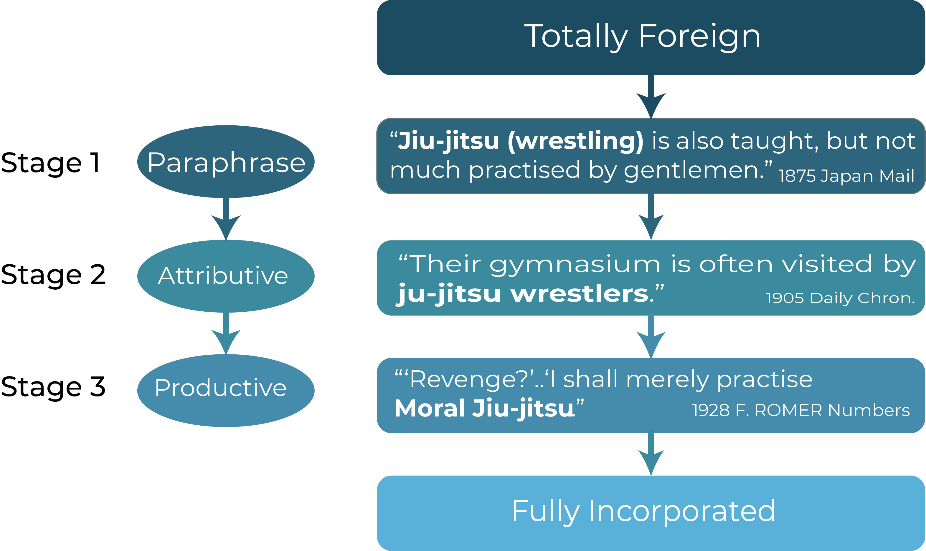 Loanword Naturalization Stages